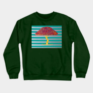 Candied Striped Golden Tree Crewneck Sweatshirt